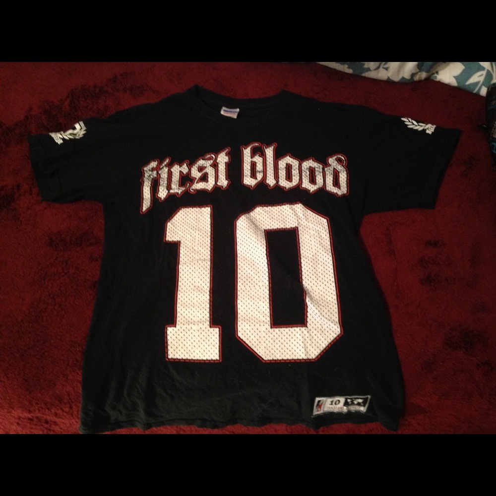 FIRST BLOOD band tee